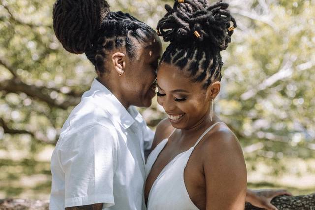 Loc updo