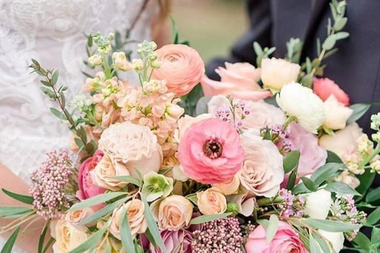 Big and pink bouquet