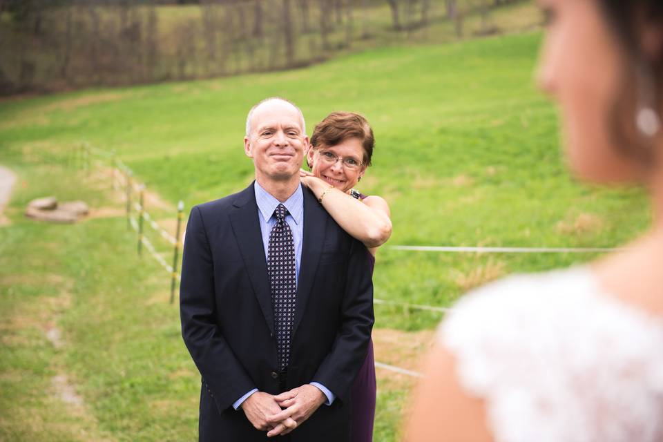 Dad's first look