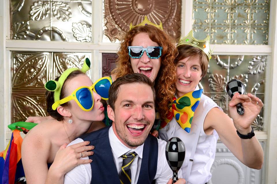 Open air photo booth