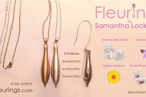 Fleurings Jewelry... add water, add flowers, add you!