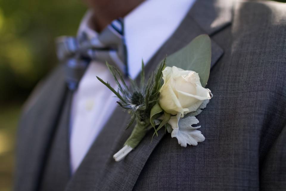 Rose boutonniere