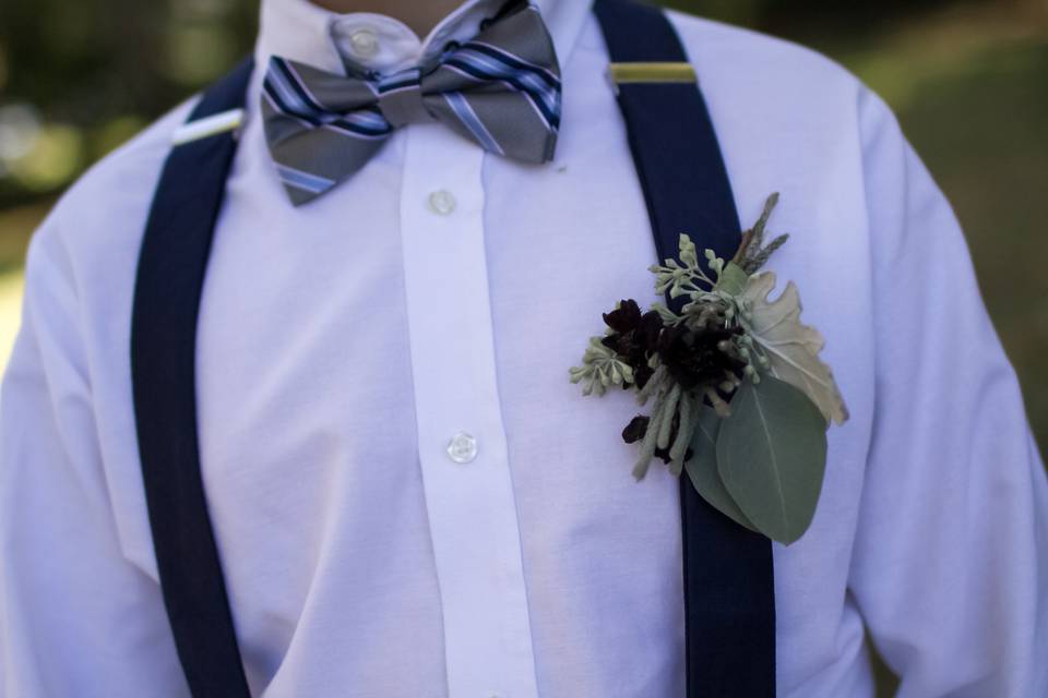 One-of-a-kind boutonniere