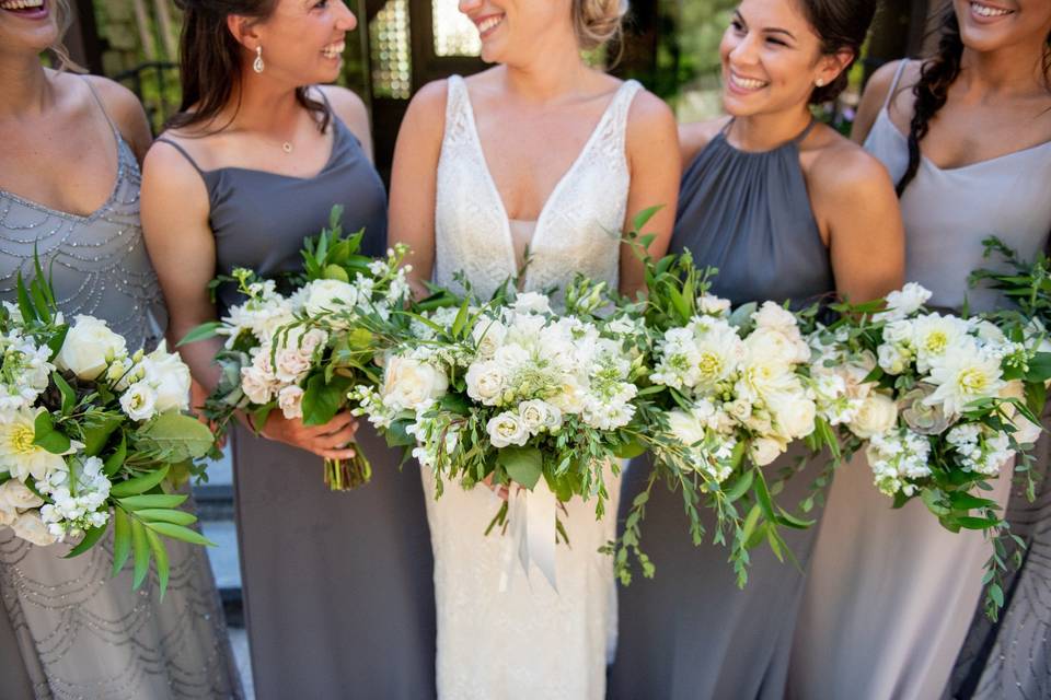 Bridal & Attendants bouquets