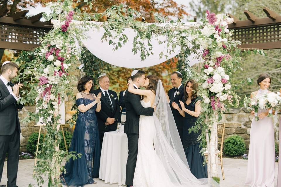 Birch pole Chuppah