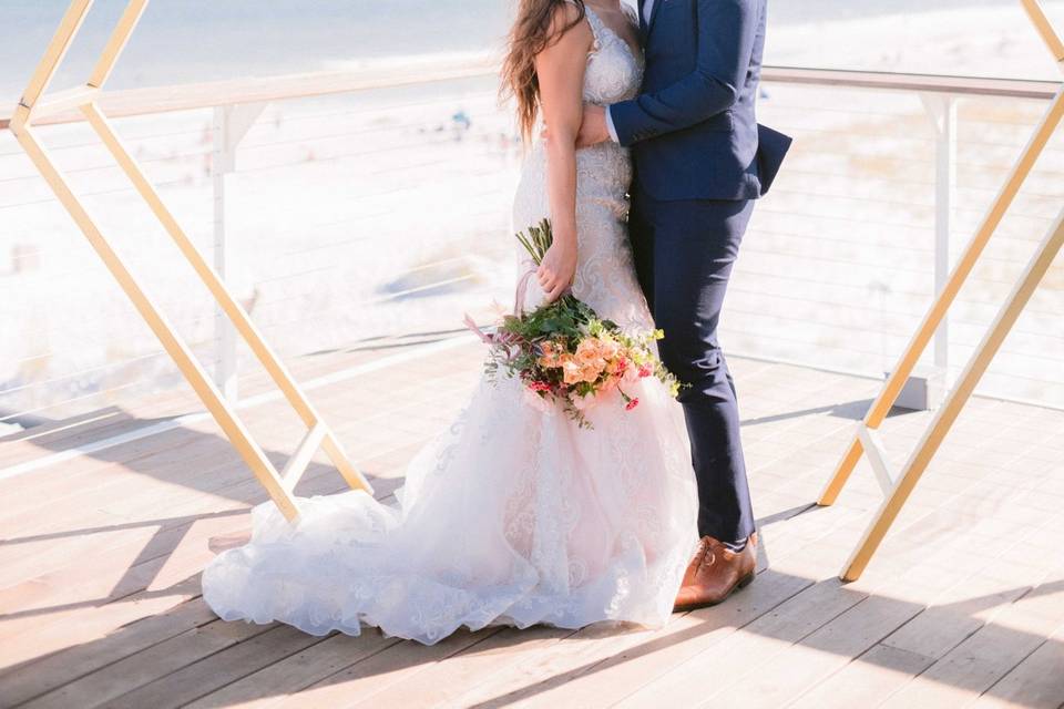 Ceremony on the balcony