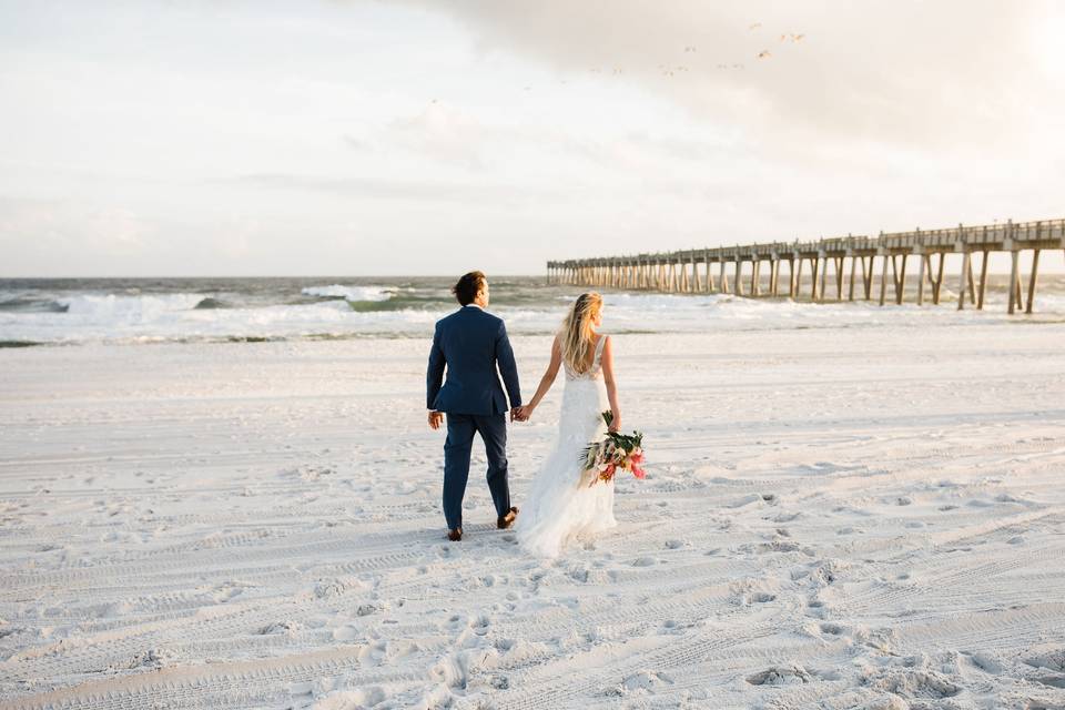 Walks along the sand