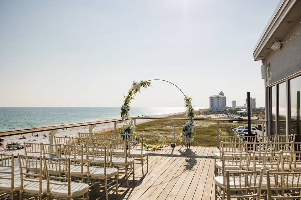 Ceremony setup