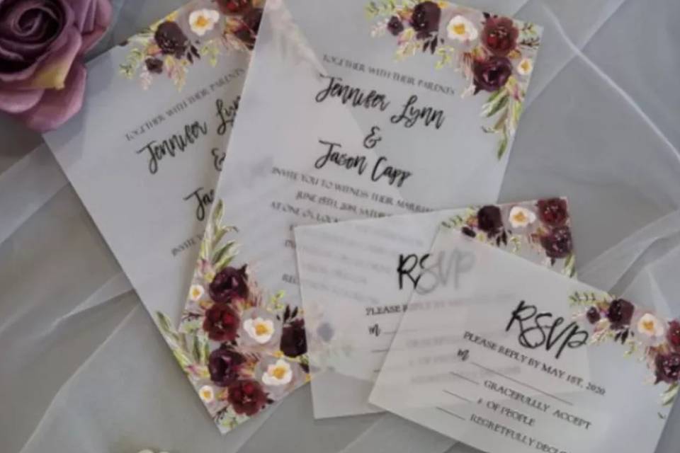 Invitations and stationary