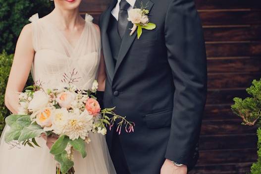 Pleased couple