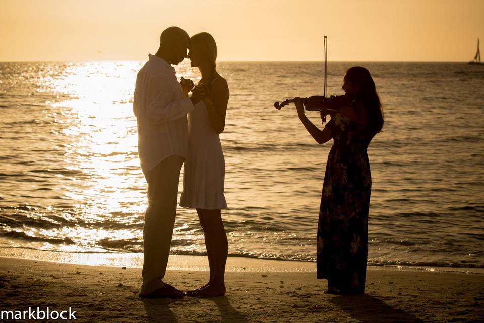 Marco Island Beach vow renewal