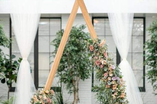 A-frame backdrop