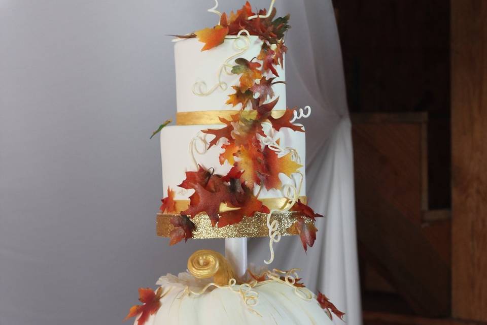 Fall, Pumpkin Wedding Cake