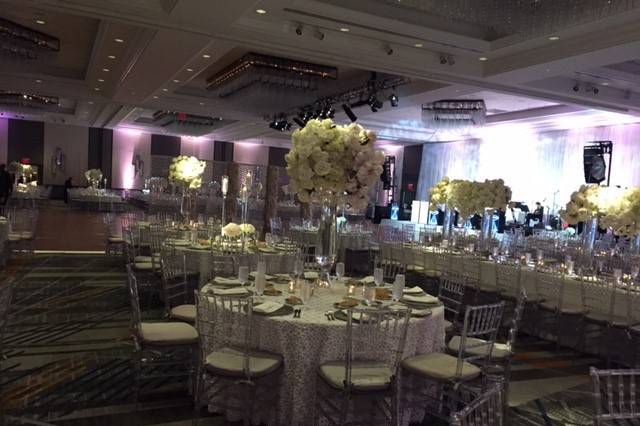 Towering centerpieces