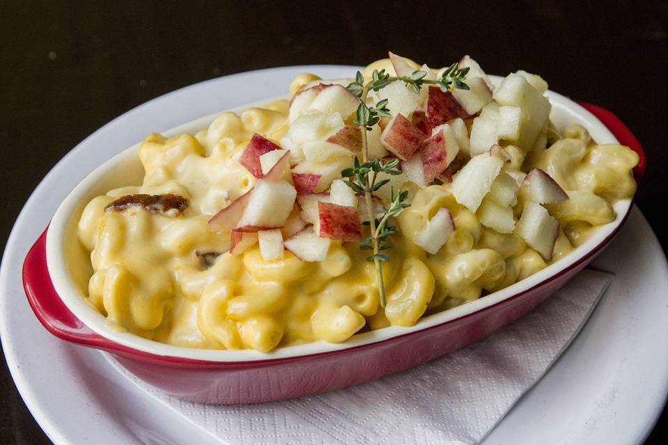 Straw's famous Mac Attack.  This is great for a buffet, a family style dinner or a plated meal.