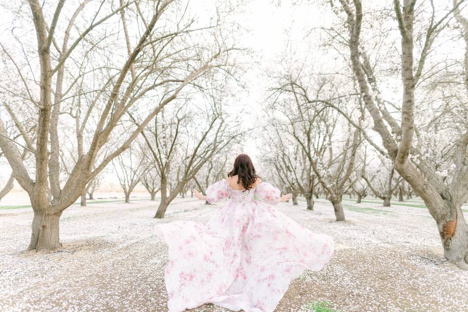 Elegant pinks and whites