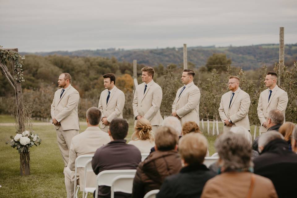 The ceremony