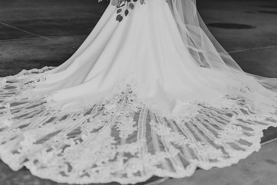 Bride in Garden Room