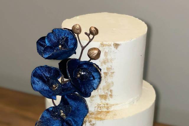 Blue orchids