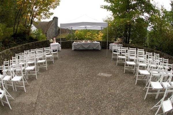 Wedding ceremony settingCo