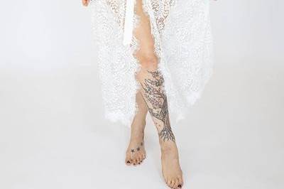 Lace robe