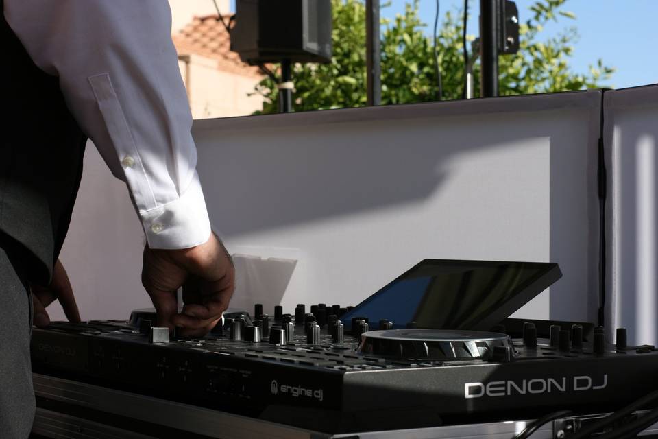 Professional DJ equipment