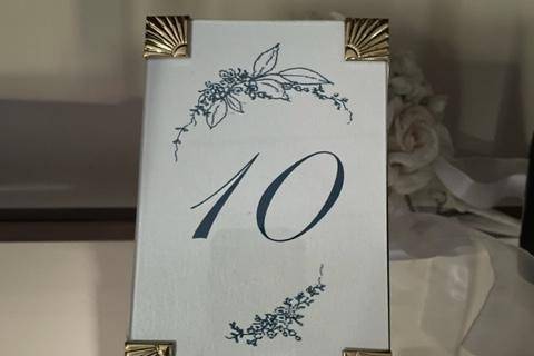Custom Table Numbers