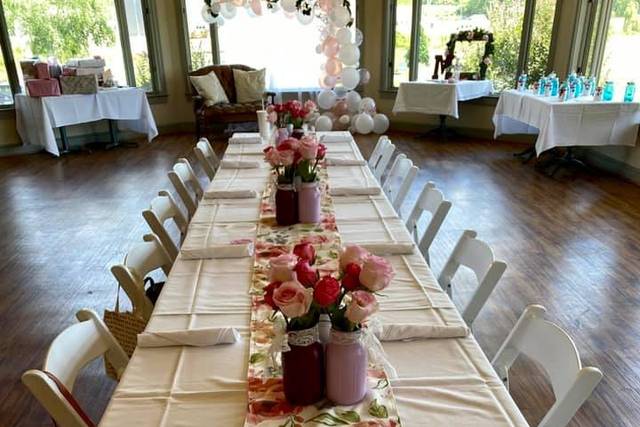 Lovely reception decor