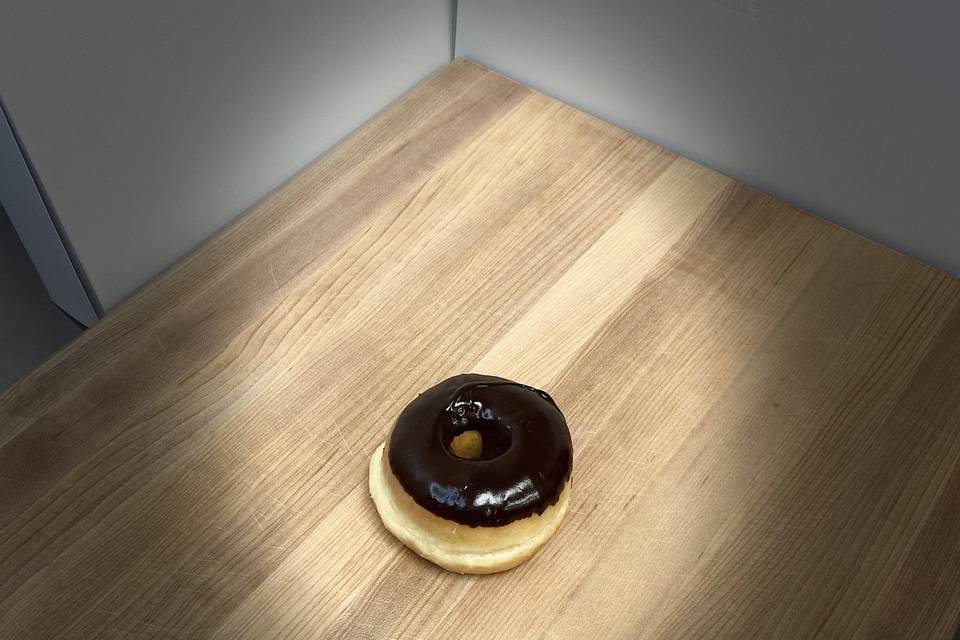 Chocolate glazed doughnut