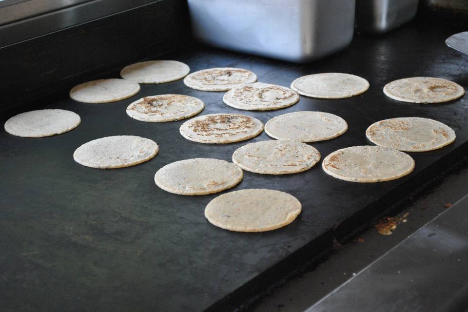 Fresh handmade tortillas