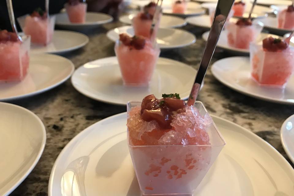Champagne Pear Granita