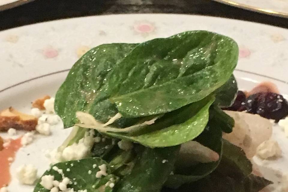 Poached Pear Salad