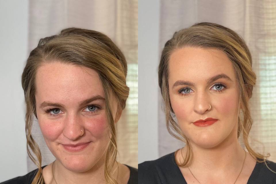 B&A Soft Glam sister of bride