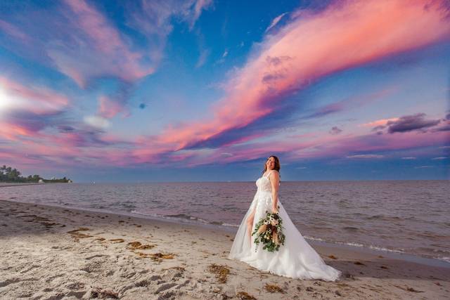Cotton Candy Sunset Bride