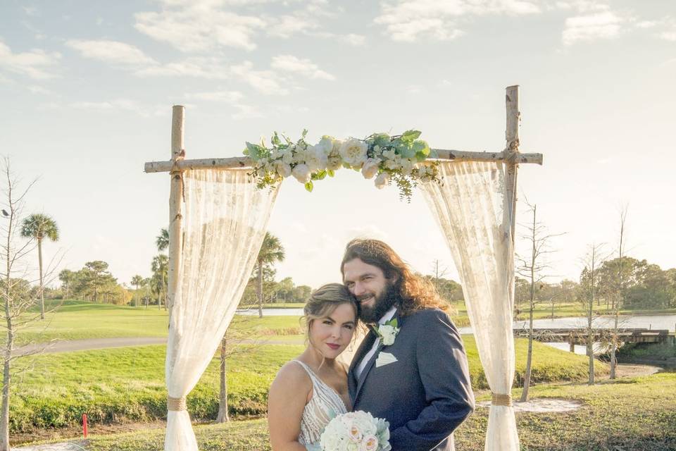 Backyard wedding