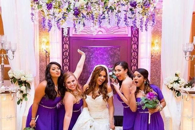 Bride and her bridesmaid