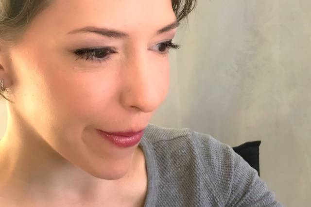 Loving what she sees