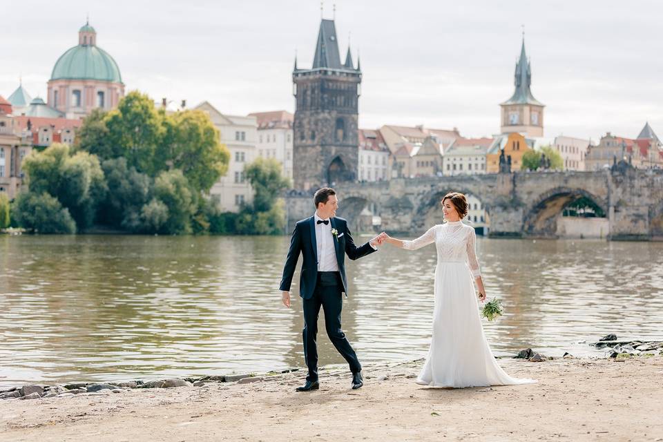 Charles Bridge view