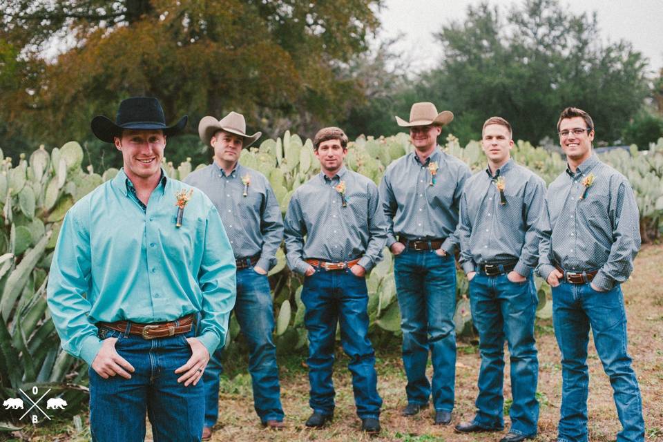 Cowboyed Up Groomsmen