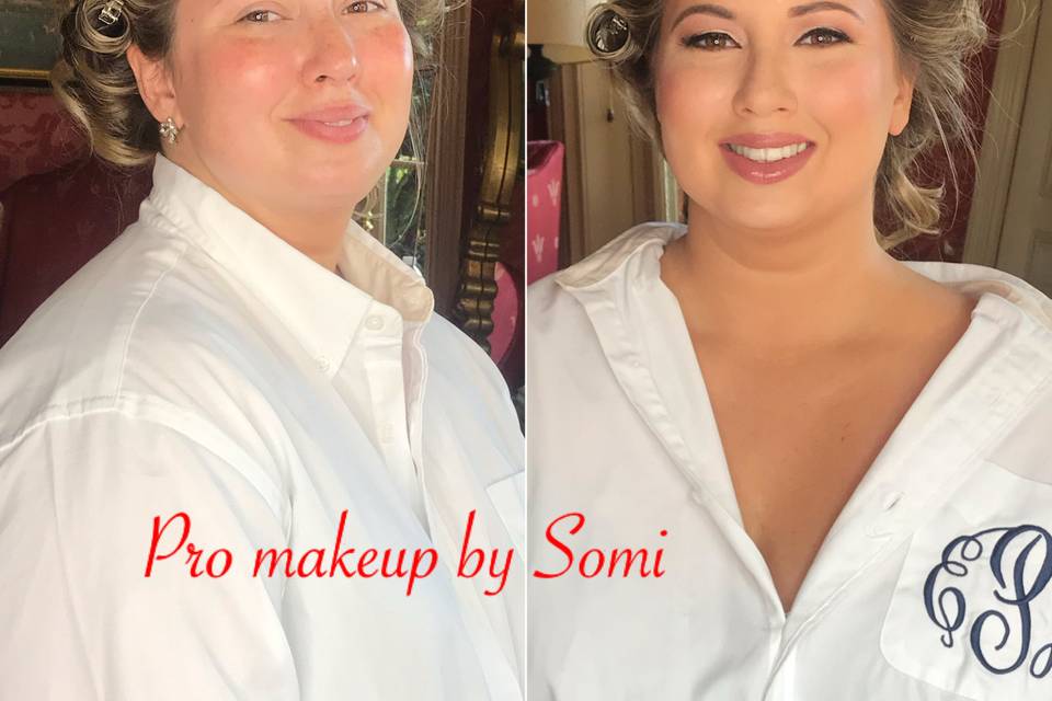 Pro makeup by Somi