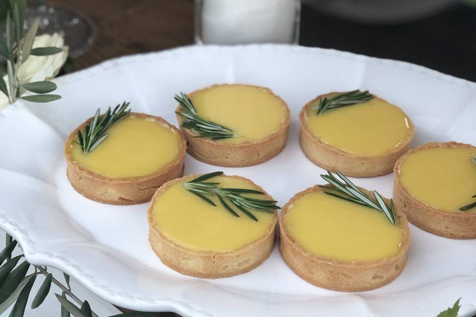 Lemon Rosemary Tarts