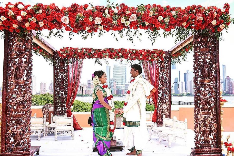 Rooftop wedding