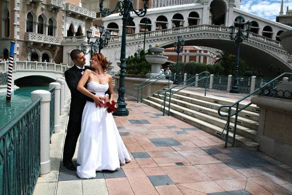 Diana and Emiliano Bianchini wedding. The Venetian Hotel, Las Vegas. Hair and Make Up by Shy Yeary.