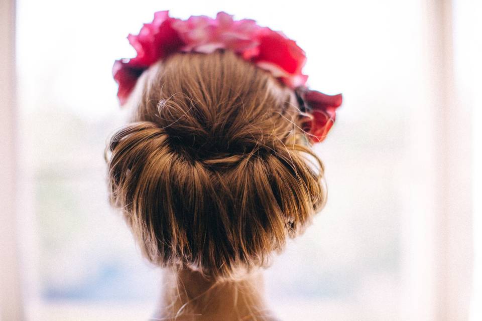 Bohemian updo