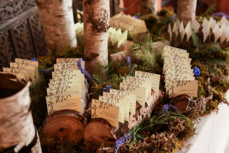 Wedding place card