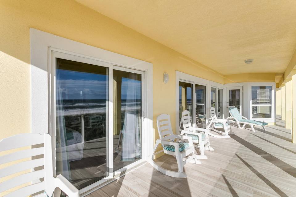 Ocean Front Balcony