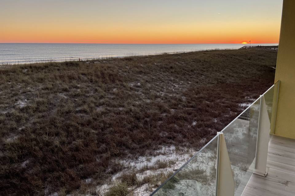 Sunset View from Balcony