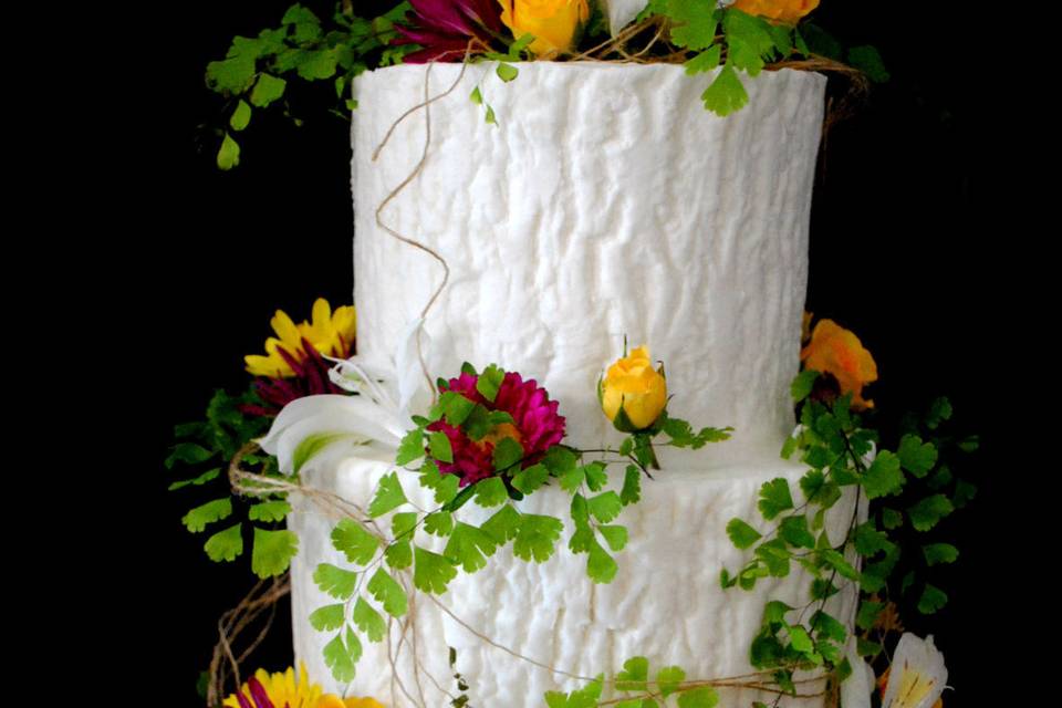 Leafy cake