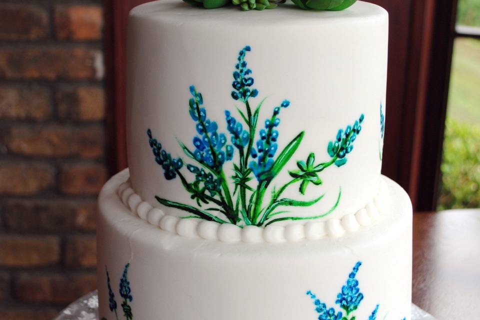 Bluebonnet wedding