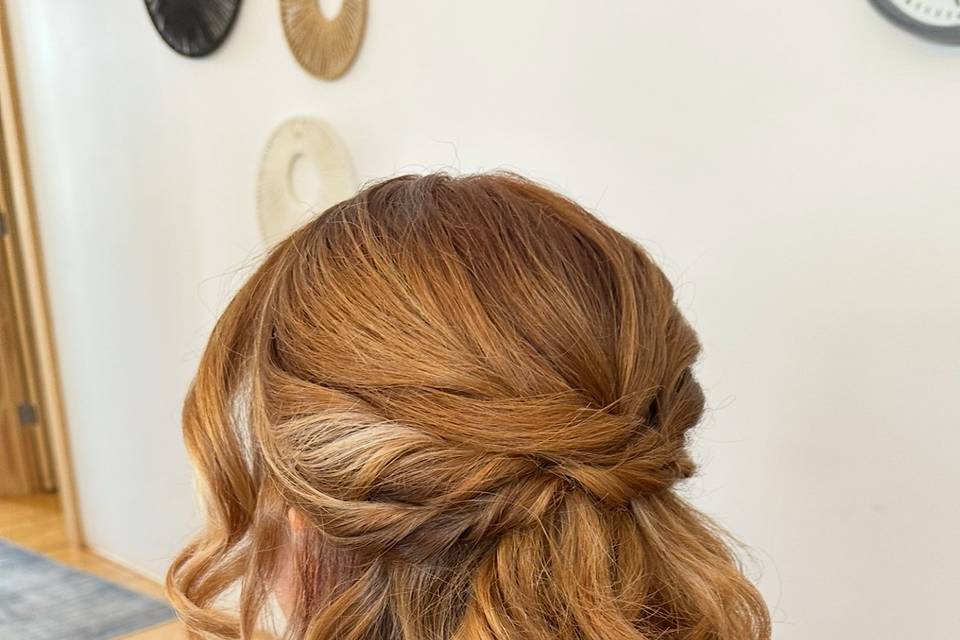 Half up half down